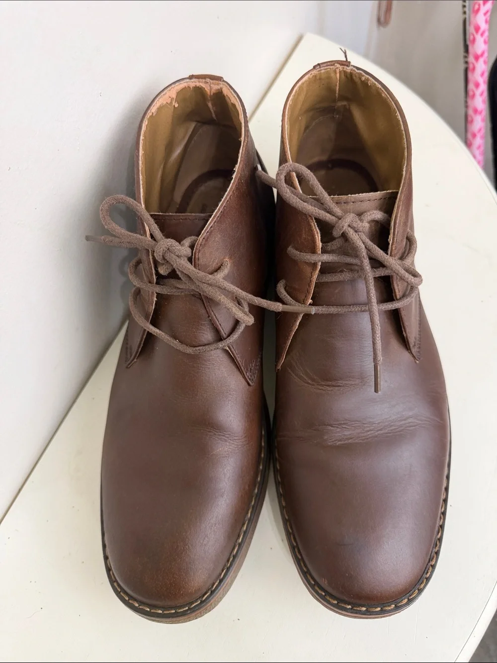 St. John's Bay Brown Leather Chukka Boots